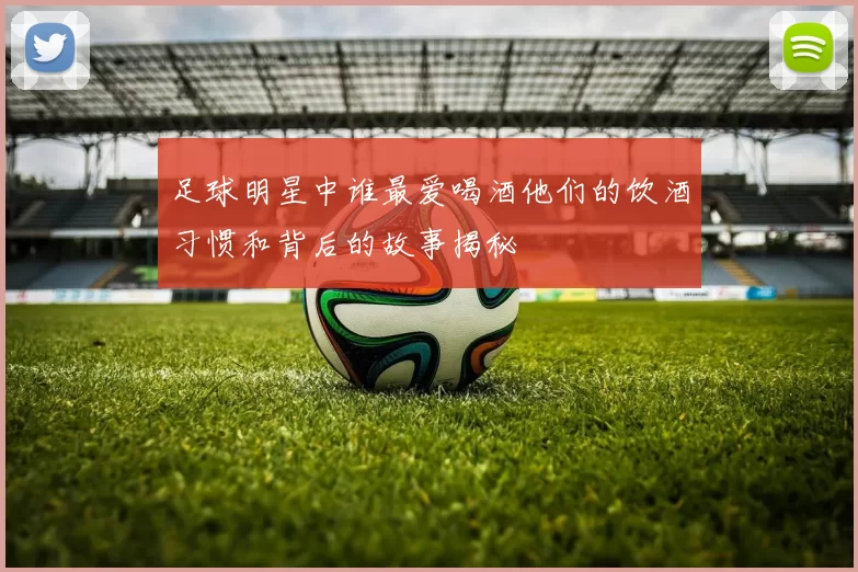足球明星中谁最爱喝酒他们的饮酒习惯和背后的故事揭秘